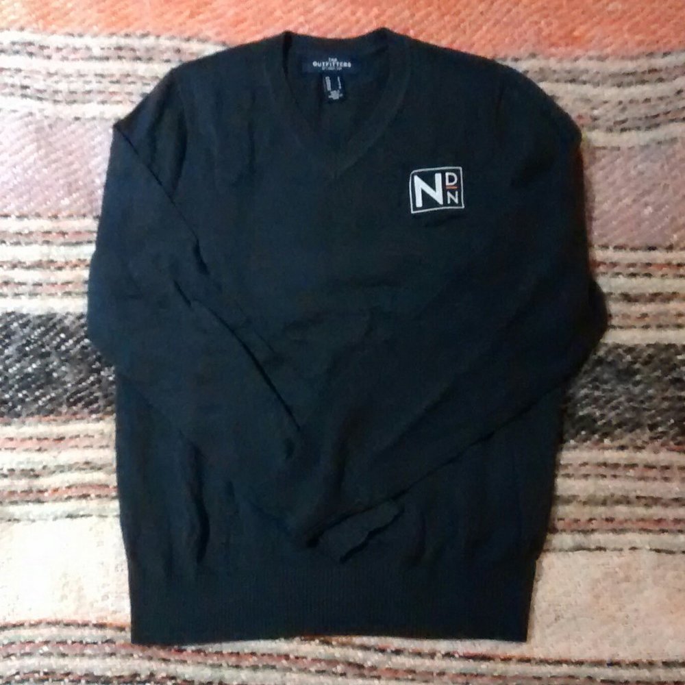 New In Bag Lands' End Men's Cotton Modal V-Neck Sweater, Size S